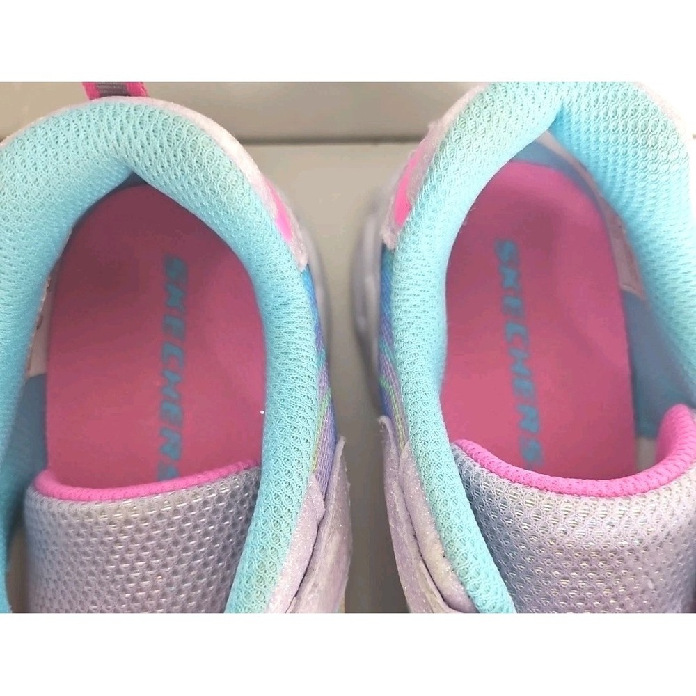 Skechers‎ Heart Lights Infinite Heart Lights Girl's Light Up Sneakers Size 4 - Picture 5 of 12
